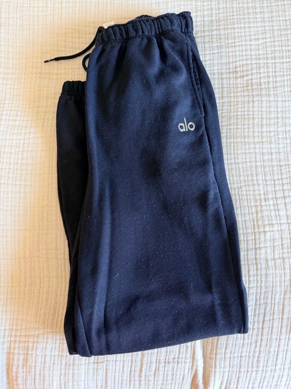 ALO Yoga black Sweatpants with Drawstring